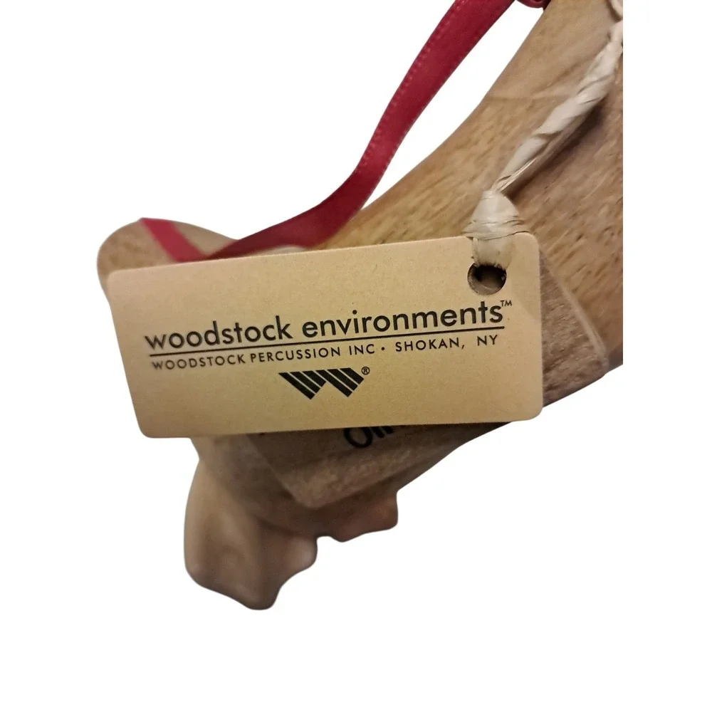 2005 Dcuk Woodstock Environments Hand Carved Duck Duckling Named Oliver